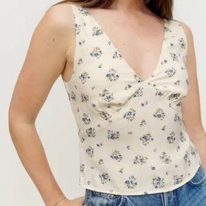 Reformation Vireo Top in Blaire